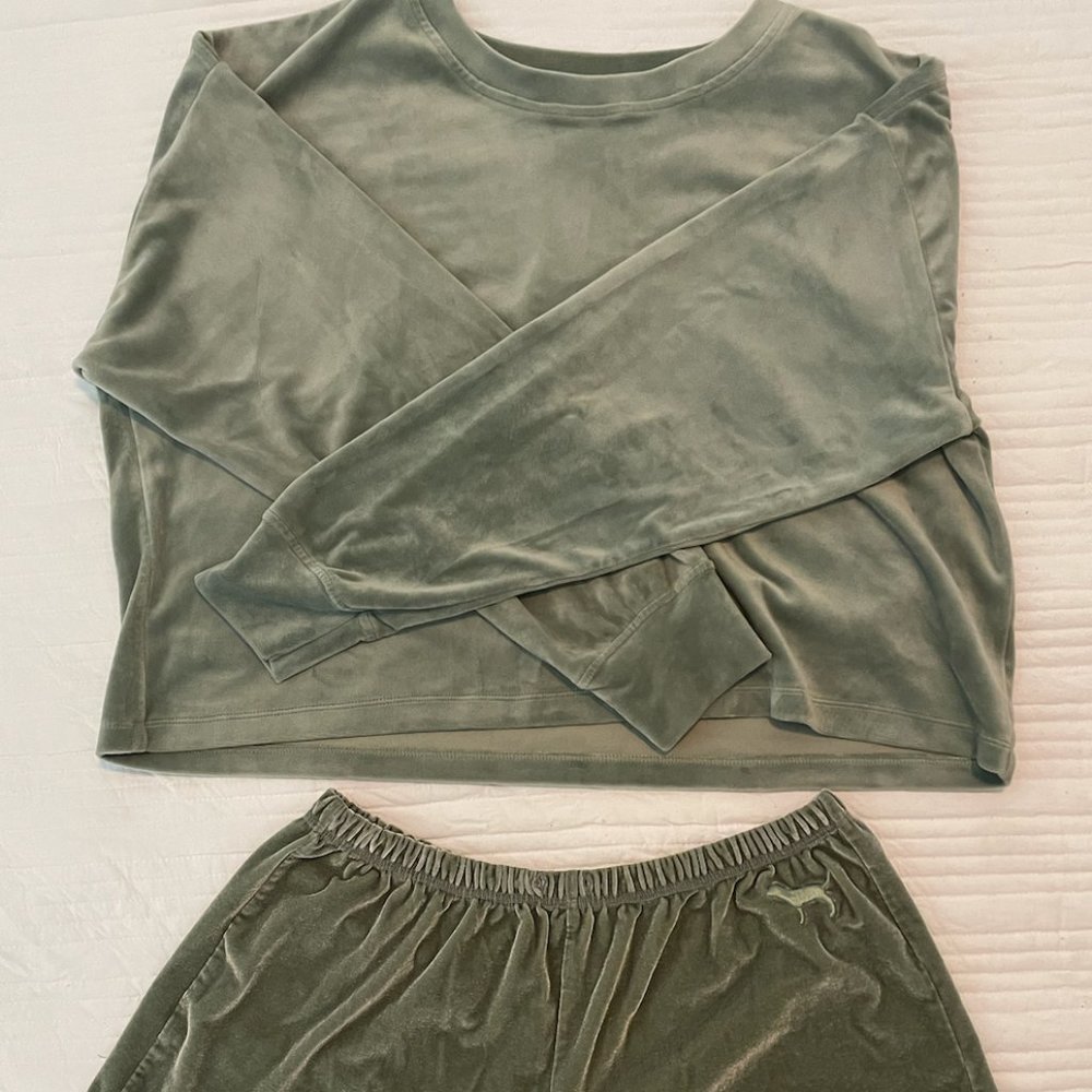 Victorias Secret Velvet PJ Set